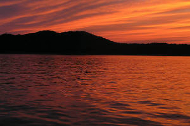 Sunset on Cherokee Lake